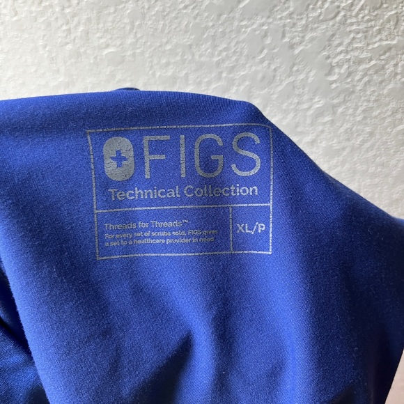 Figs scrub pants XLP blue women’s - Picture 9 of 9